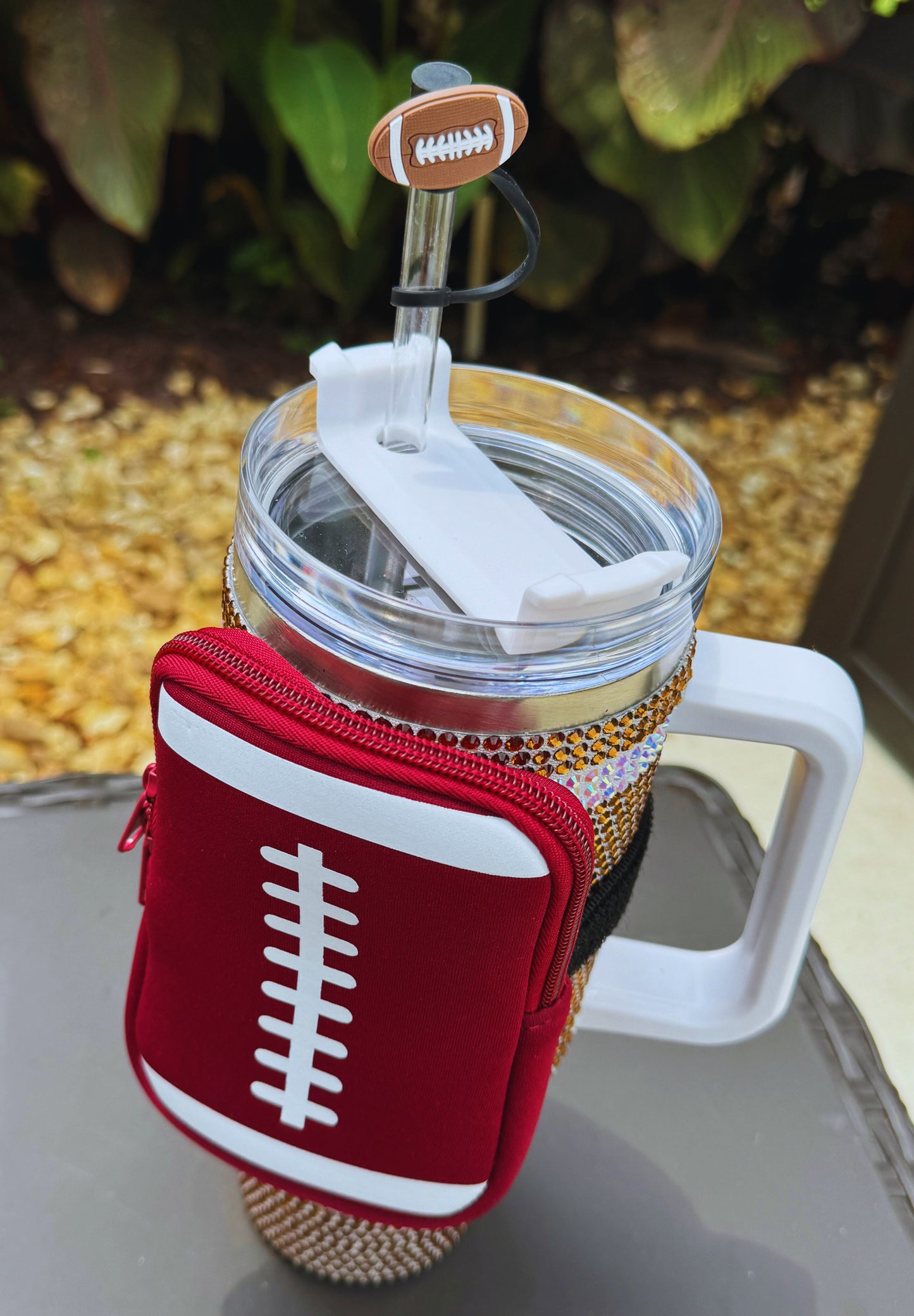 Football Tumbler Pouch