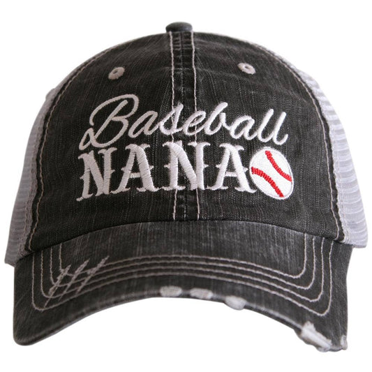 Baseball Nana Trucker Hats